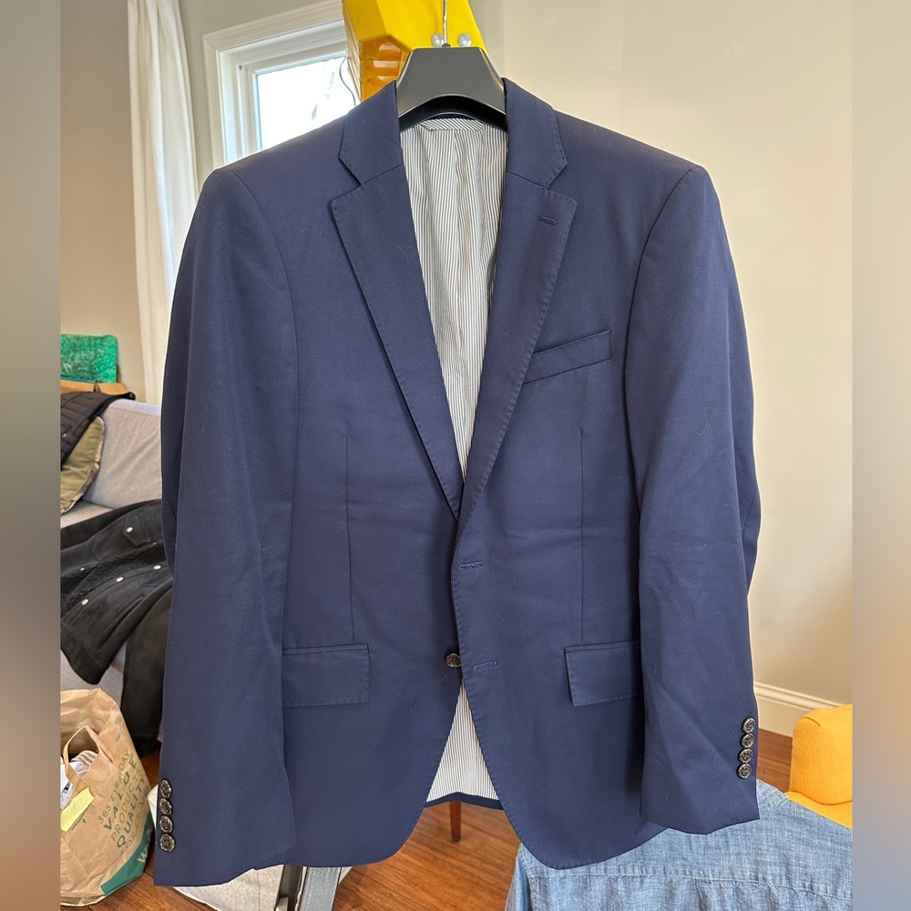 38S Todd Snyder Navy Sutton Fit Jacket